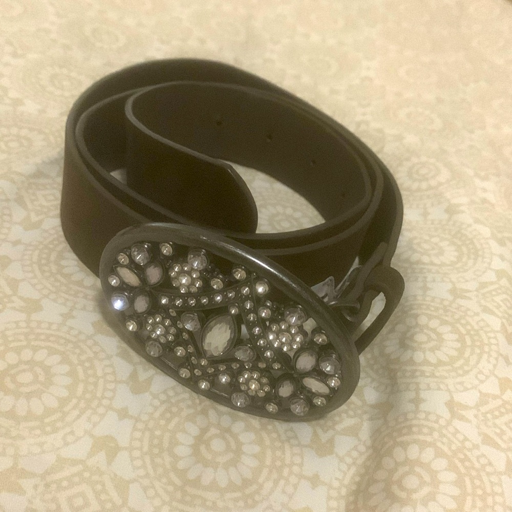 Dark brown dimond belt